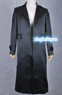 Disfraz Smallville Cosplay Clark Kent gabardina negra chaqueta larga Halloween  Foto 1 de 4