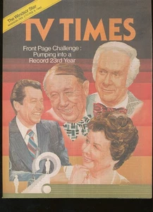 THE WINDSOR STAR TV TIMES 1980 FEB. 2-8 FRONT PAGES CHALLENGE (FAIR/GOOD COND) - Picture 1 of 1