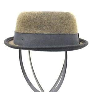 Dasmarca Tony Melange Wollfilz MOD-Stil unhöflicher Junge Porkpie Hut Armeegrün - Bild 1 von 8