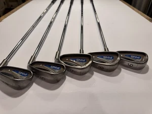 Ping G2 Iron Set 4 5 6 8 9 RH Cushin Steel Shafts Original Grips Golf Clubs Lot - Picture 1 of 11