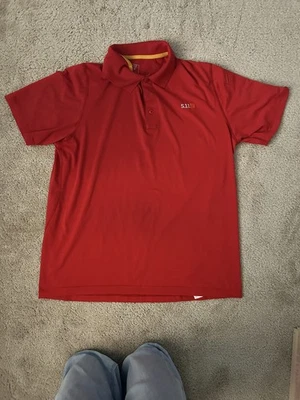 2-pack-5.11 Tactical Series Polo Shirts in Mens Size Large , red and Blue - Image 1 of 4