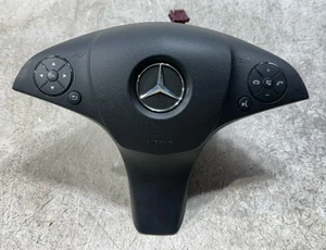 2008-2012 Mercedes Benz W204 C300 GLK350 C350 Driver Steering Wheel Airbag Black - Picture 1 of 8