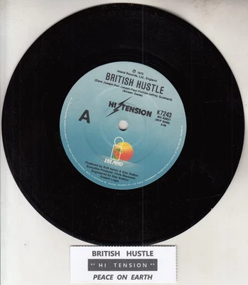 HI TENSION  British hustle 7" 45 rpm record NEW RARE! + juke box title strip - Image 1 of 2