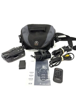 Canon VIXIA HF M30 High Definition Flash Media AVC Camcorder Bundle Tested Works - Image 1 of 4