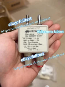 1PC USED KEYSIGHT 34330A 30A 1MV/A CURRENT SHUNT-fulltest - Picture 1 of 3