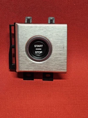 Land Rover Range Rover Evoque 2015-2019 botón de encendido de arranque de parada con bisel Foto 1 de 4