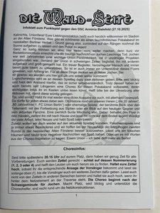 Fußballprogramm, Pokal 2025/26, 1. FC Union Berlin - Arminia Bielefeld Waldseite - Bild 1 von 1