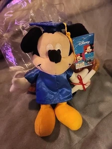 Disney Mickey Graduation Plush Doll - NEW with tags - Picture 1 of 5