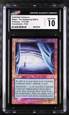 CEPHALID COLISEUM Odyssey Foil CGC 10 Gem Mint MTG [Nostalgium] - Image 1 of 2