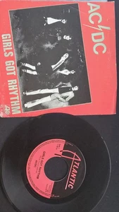 AC/DC SINGLE 7" - GIRLS GOT RHYTHM - 1979 - Netherlands Dutch 11401 atlanti - Picture 1 of 2