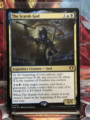The Scarab God (Non-foil) Commander Masters 0353 Mythic MTG - Image 1 of 2