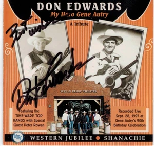 Don Edwards - My Hero Gene Autry Autographed Like New - Imagen 1 de 2