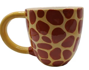 World Market Surprise Giraffe Coffee Cup Mug with Baby Giraffe Inside 4"T - Picture 1 of 7