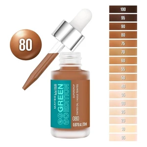 MAYBELLINE Green Edition #80 Super Drop getöntes Öl Make-up Foundation 4er-Paket - Bild 1 von 5