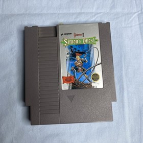 Cartuccia Castlevania 2 II Simons Quest (Nintendo NES, 1987), testata