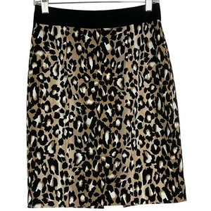 Falda Lápiz Guepardo Mercado Negro Casa Blanca, Talla 4, Forrada, Poliéster y Spandex - Imagen 1 de 10
