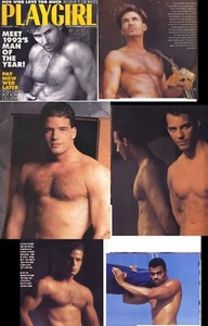 PLAYGIRL 2-92 HAIRY DIRK SHAFER NIKOS DICOP HAIRY CHARLES BASEBALL FEBRUAR 1992 - Bild 1 von 2