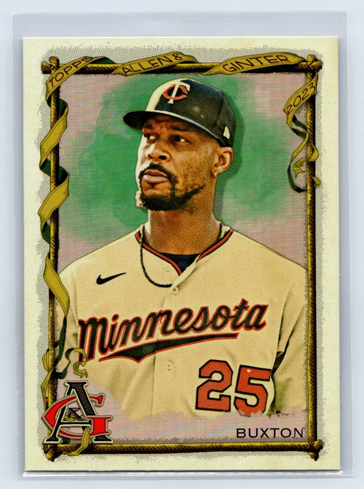 2023 Topps Allen & Ginter Byron Buxton #98 Hot Box Silver Portrait - Image 1 of 2