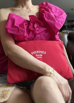 Estuche Hermès Bain Neobain, Modelo Grande Bolso sin asas Hombro Bandolera Bolso Cartera Foto 1 de 4