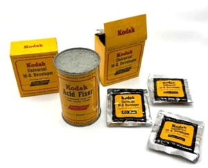 Vintage Photography LOT: Kodak Acid Fixer & Universal M-Q Developer Film -New - Picture 1 of 9