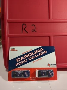 1993 BILL DAVIS RACING CAROLINA FORD MARK MARTIN & JEFF GORDON TWO CAR SET - Picture 1 of 4