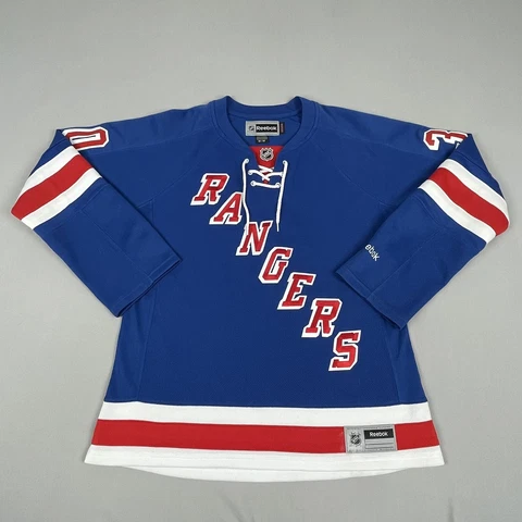 Reebok New York Rangers Hockey Jersey Women’s Medium Henrik Lundqvist Stitched Cover