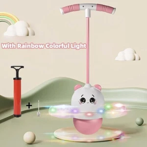 Pogo Ball with Colorful Light Toys Gifts for Boys Girls Ages 5+Balance Board - Picture 1 of 6