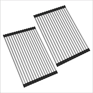Roll-Up Dish Drying Rack Over the Sink - 8.6''x18.5'' (PK2) - Picture 1 of 9
