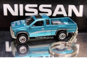 Custom Key Chain '95 Nissan Hardbody teal - Picture 1 of 1