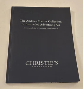 Christie's - 1996 - The Andreas Maurer Collection of Enamelled Advertising Art - Bild 1 von 1
