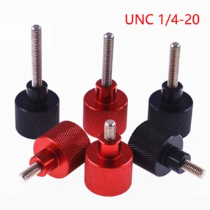 UNC Knurled Thumb Screw With Steps Hand Grip Knob Tighten Bolt 1/4-20 L= 6-60mm - Picture 1 of 5