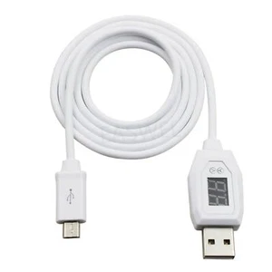 Spannung Strom LED-Anzeige Micro-USB-Kabel für Samsung Galaxy S2 i9100 S3 Mini - Bild 1 von 6