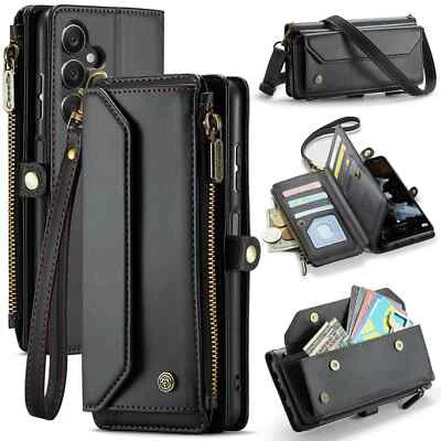 CYBERLAND Crossbody for Samsung Galaxy A36 A56 Case Wallet 【RFID Blocking】with Card Holder