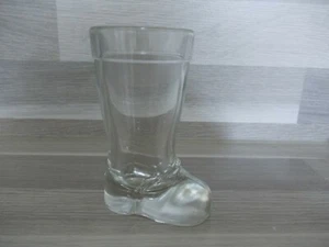 Vintage Schnapsstiefel 2 - 4 cl Modèle Déposé 16 Pressglas Signiert am Boden - Bild 1 von 3
