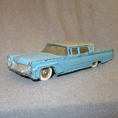 61E Vintage Raro Dinky 532 Francia Lincoln Prima Blu Sostenuto 1:43 - Immagine 1 di 4