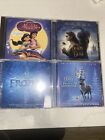 Walt Disney&#39;s Movie Soundtrack Lot of 5CDs: Beauty &amp; the Beast, Aladin Frozen(2)