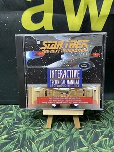 STAR TREK - The Next Generation Interactive Technical Manual PC CD-ROM Windows - Picture 1 of 6