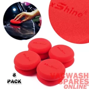 MAXSHINE UFO FOAM APPLICATOR PADS - 8 PACK - POLISH - WAX - DRESSING - SEALANTS - Picture 1 of 7