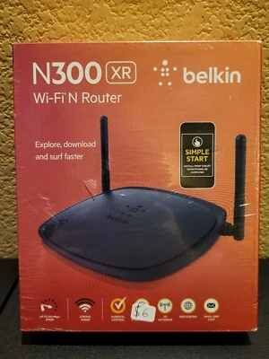 Belkin N300 XR Wi-Fi N Router - Black - Image 1 of 3