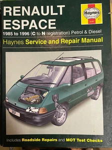 Renault Espace Haynes Manual 1985 to 1996 (C to N reg) Petrol & Diesel Models - Picture 1 of 4