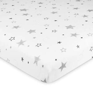 Printed 100% Cotton Knit Fitted 18" x 36" Cradle/Bassinet Sheet - Compatible ...