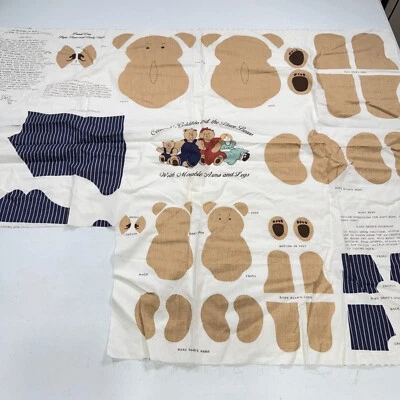 joan kessler concord fabric panel goldilocks and the three bears cotton - Image 1 of 4