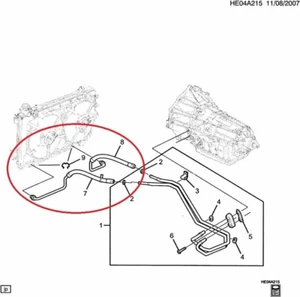 NOS OEM 2008-2009 Pontiac G8 Transmission Cooler Lines 92191949 92191948 Genuine - Picture 1 of 2