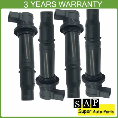 Set of 4 Ingition Coils Pack For Yamaha YZF R1 FZS1 Vmax 1700 YZF R6S FZ1 YZF R6 - Image 1 of 4