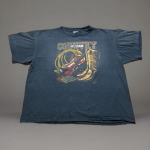 Vintage 90s Truckers Only Keep It Country Flying J Travel Plaza Shirt Size 2XL - Picture 1 of 10