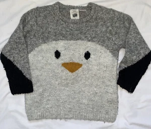 Zara Knitwear 3-4 Years Penguin Design Jumper. - Picture 1 of 11