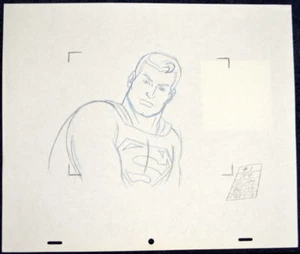 SUPERMAN ORIGINAL AÑOS 70 / Super Friends DIBUJO ANIMACIÓN CEL PROD Toth - Imagen 1 de 2
