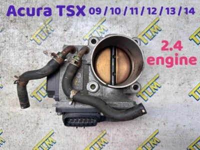 09-14 Acura TSX Throttle Body 2009 2010 2011 2012 2013 2014 *BASE 2.4 ONLY* OEM - Image 1 of 3