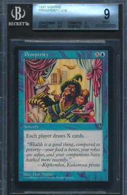 Visions Prosperity BGS 9 Graded Magic MTG (4203) -magicgraders- - Image 1 of 3