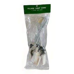 Department 56 Accessory Village 3,0 Zoll 6 Sockel & Glühbirnen Lichtkabel 56.99279 - Bild 1 von 6